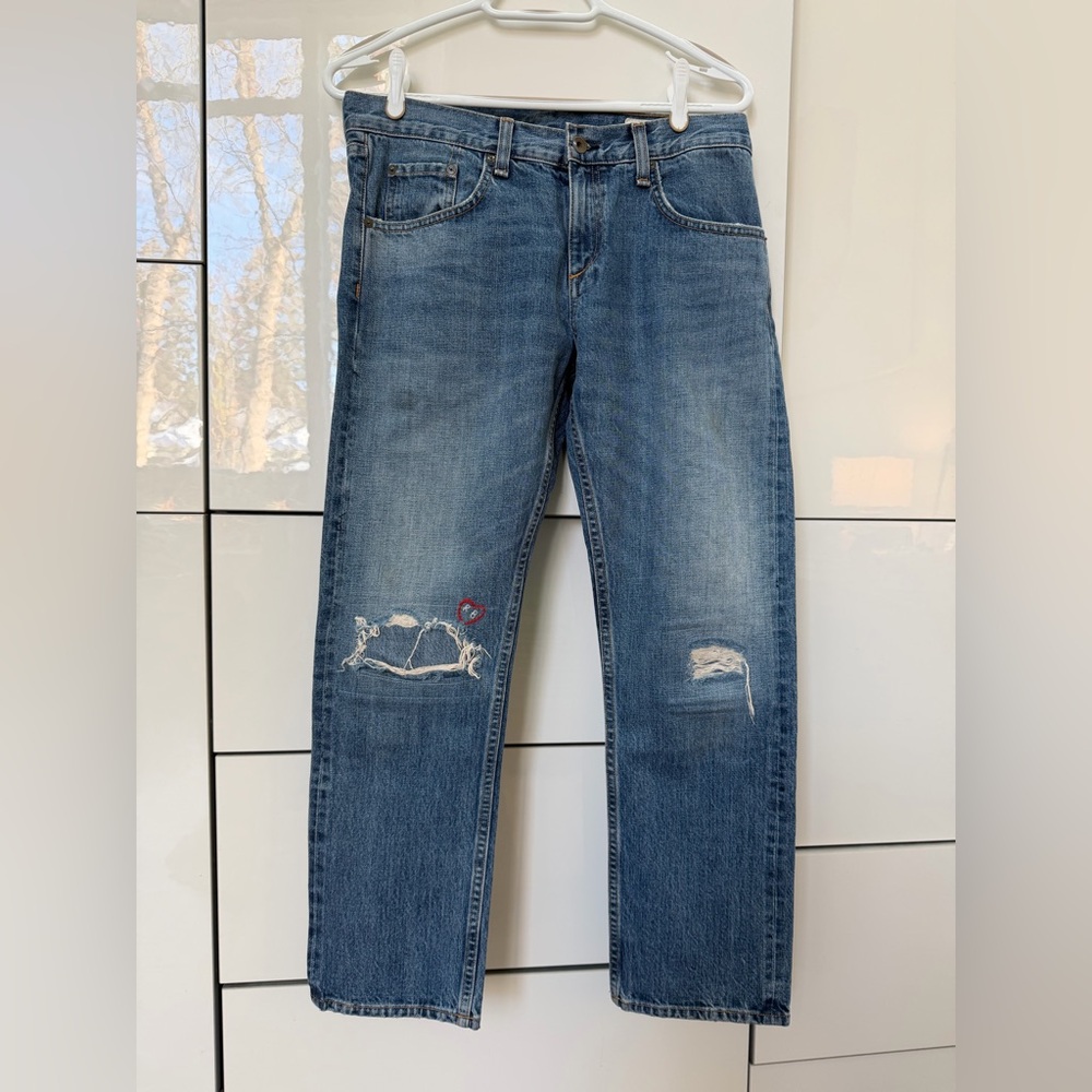 Rag & Bone embroidered jeans 27